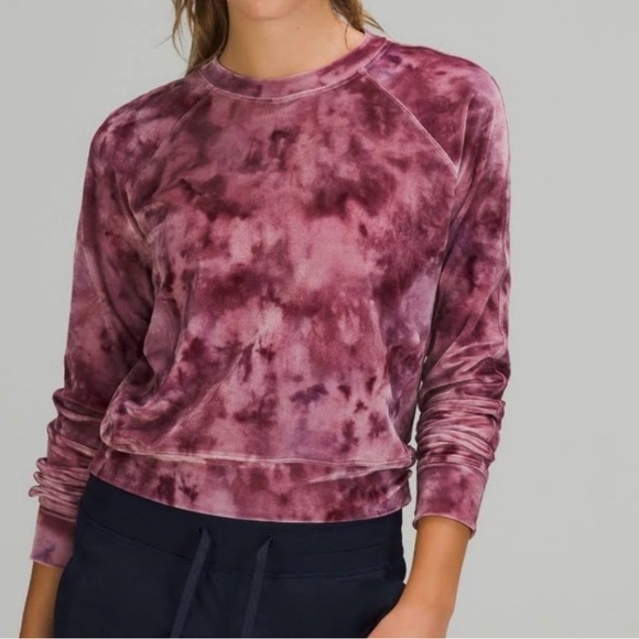 lululemon athletica Tops - Lululemon Velour Warm Down Crew. NWOT